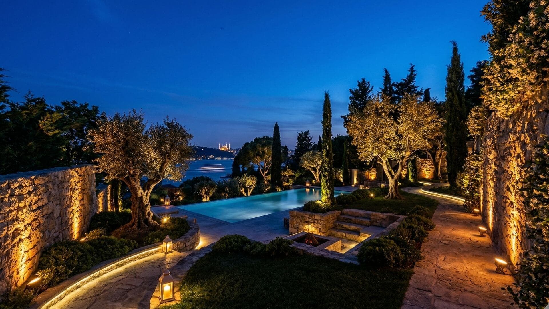 Peyzaj Aydınlatma Hizmeti - Peyzajbul