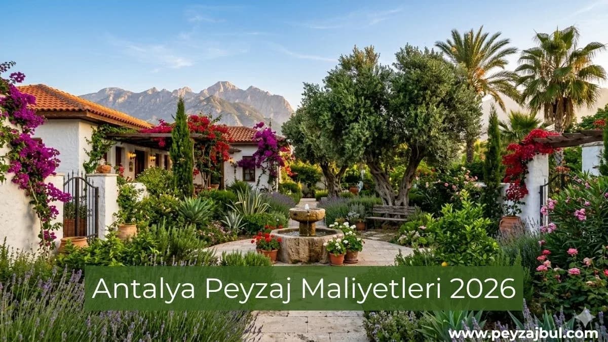 Antalya Peyzaj - Bahçe Kurma Maliyetleri 2026